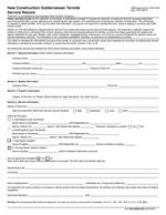 HUD-NPMA-99-B New Construction Subterranean Termite Service Record – 100 Count - New Expiration Date 7/31/2027!